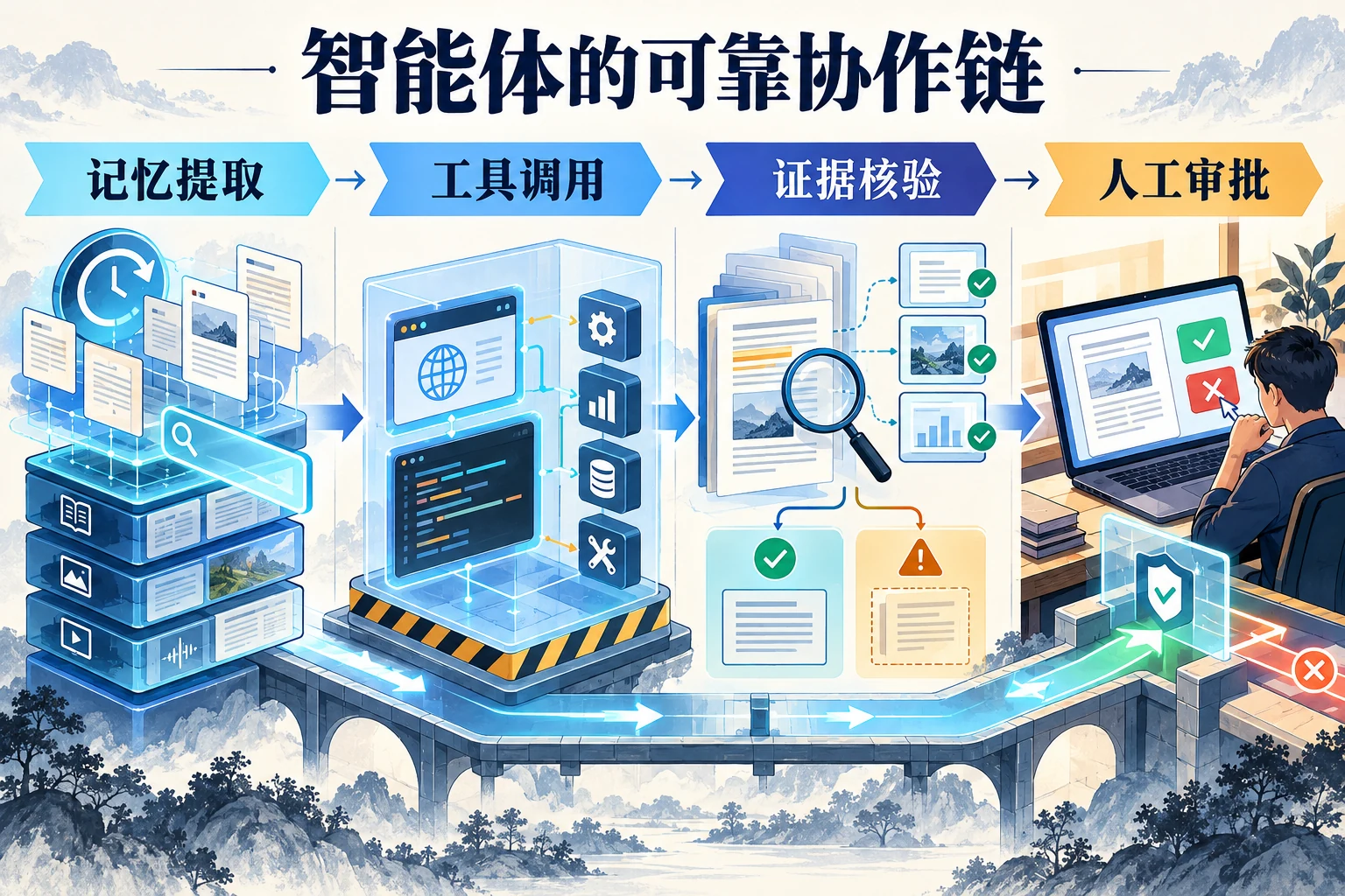 EMNLP 2026：智能体走出问答题，长程任务怎么评正文信息图