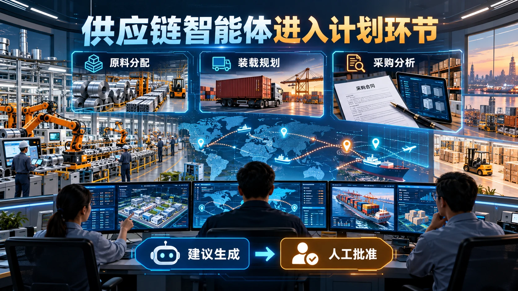 Oracle把智能体带进供应链：建议可以生成，改计划还得有人签字封面概念图
