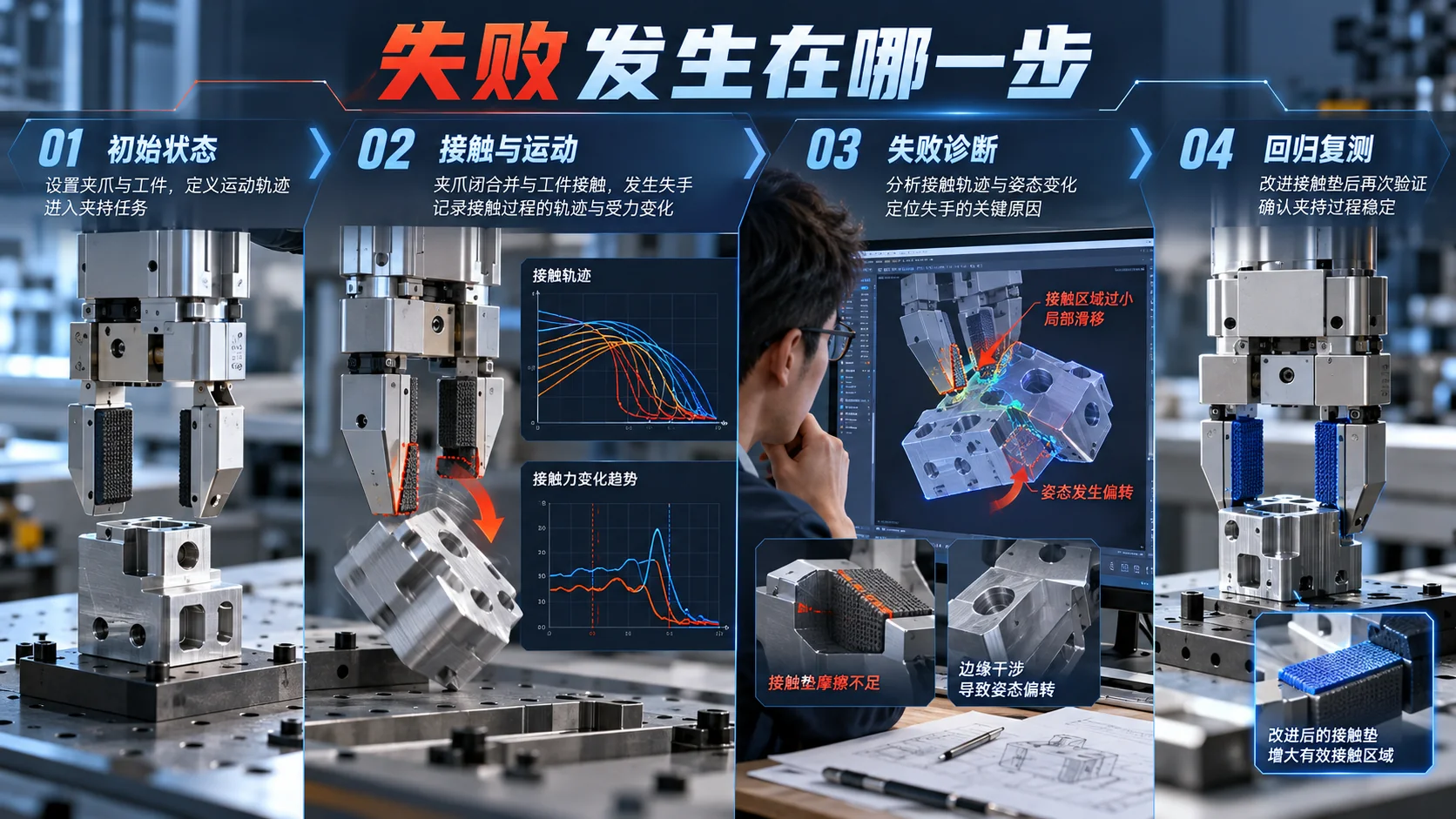 生成的CAD机构能否工作：FunCAD-Harness的功能测试方法：正文技术概念示意图