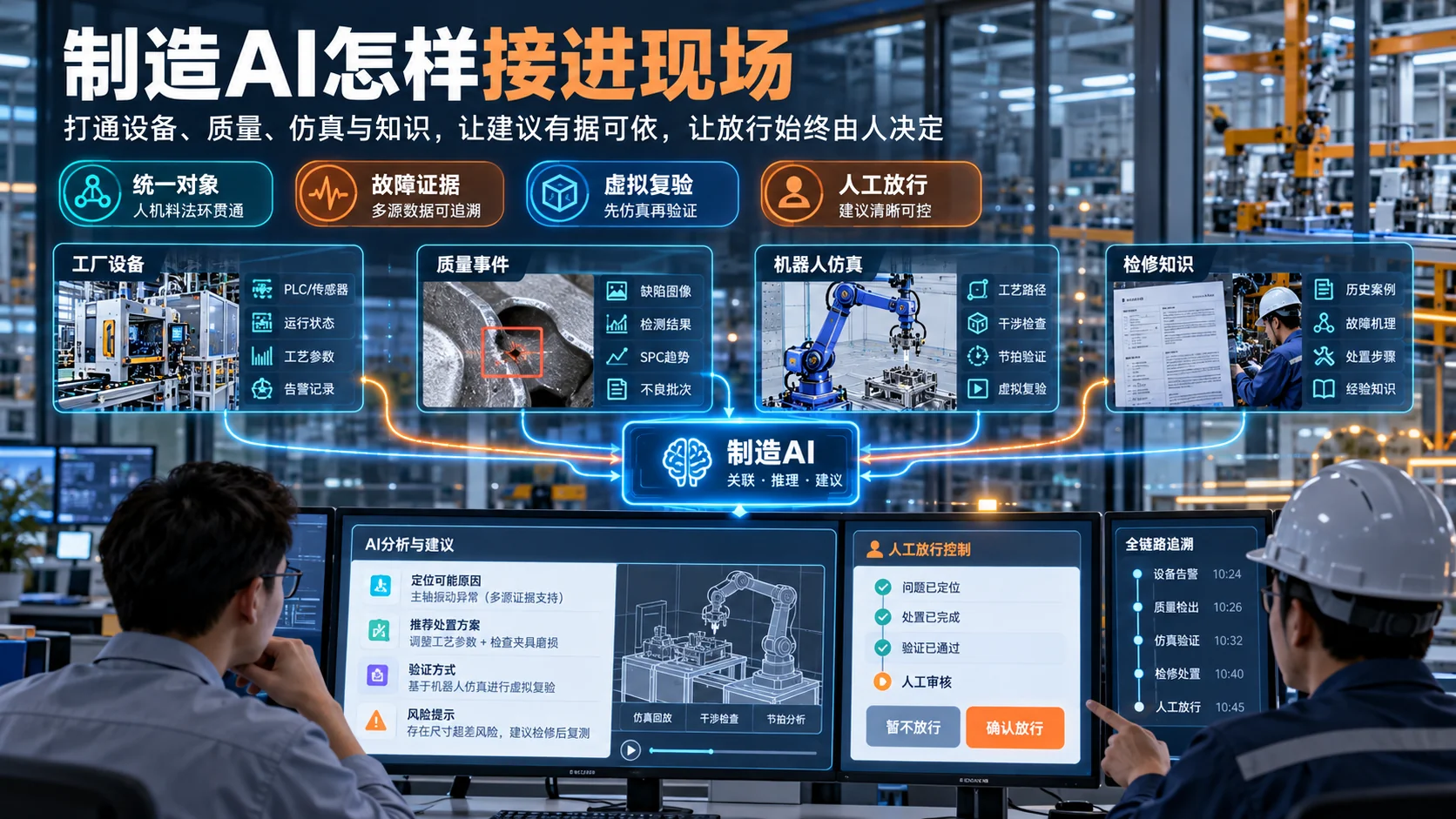 现代起亚E-FOREST TECH DAY：工厂软件与设备如何协同：正文技术概念示意图