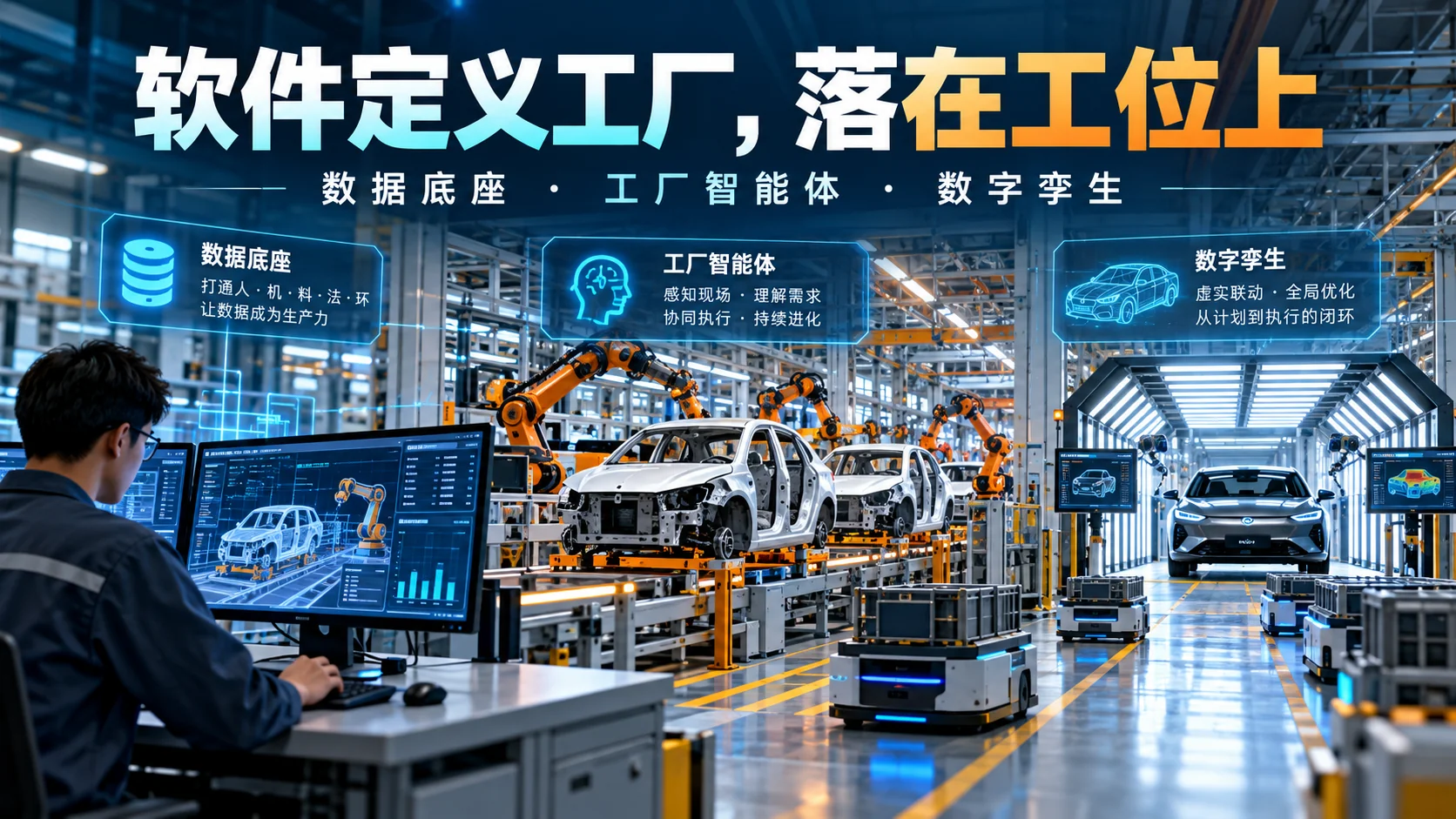 现代起亚E-FOREST TECH DAY：工厂软件与设备如何协同：封面概念示意图