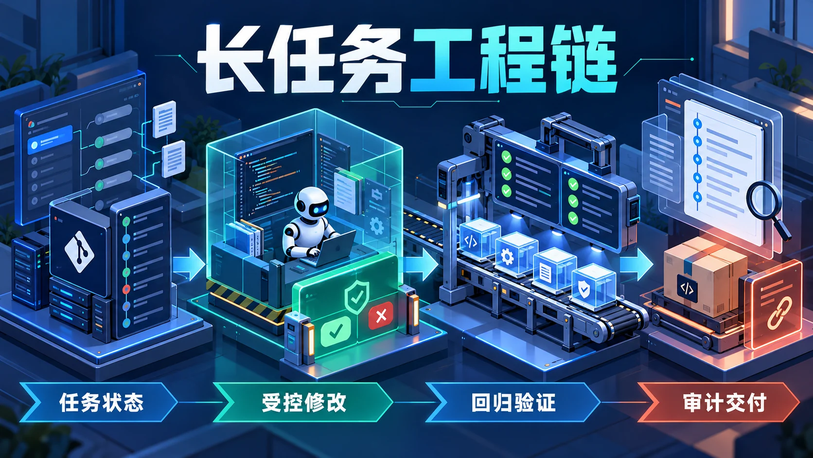 Gemini 4 Carbon:连续执行数天的工程任务,能做什么?相关技术与产业流程示意