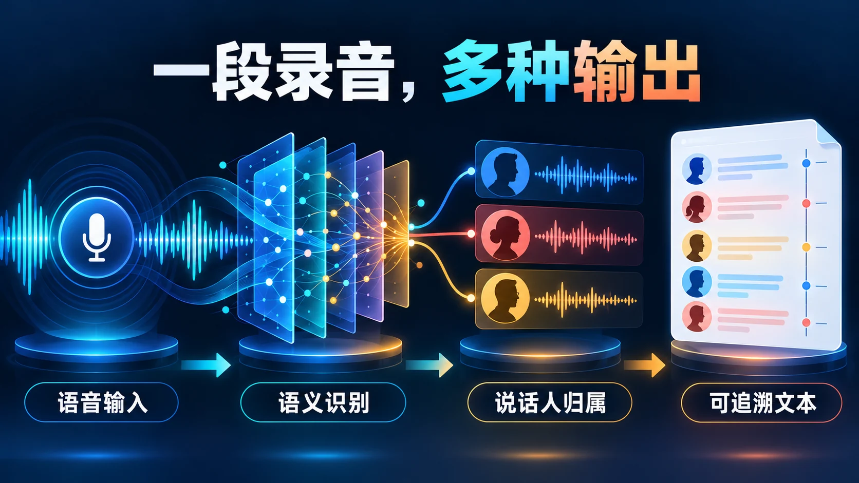 NVIDIA Nemotron 3.5 Transcribe:40种语言、一小时录音怎么用相关技术与产业流程示意