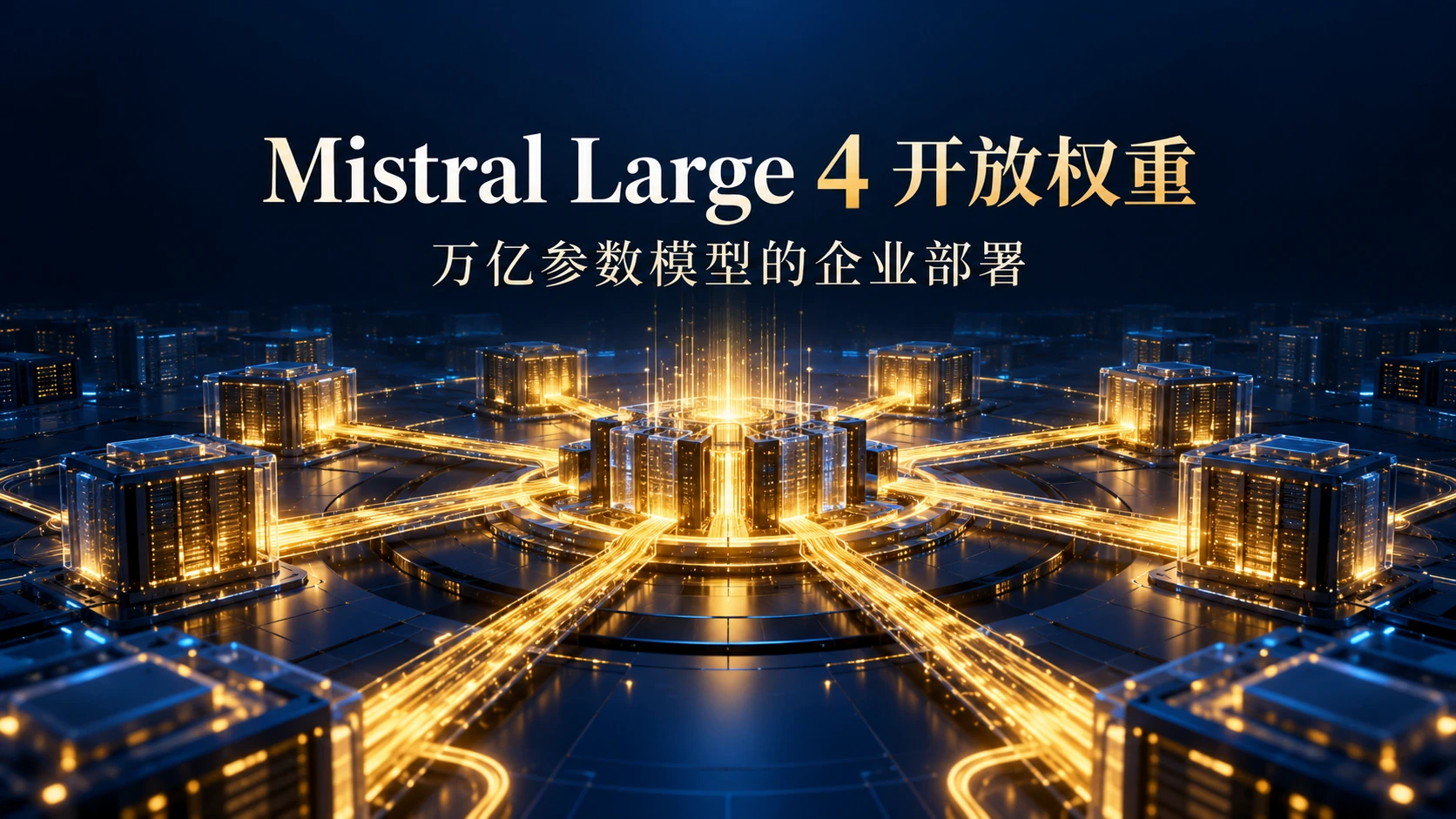 Mistral Large 4开放权重:万亿参数模型怎样进入企业私有部署?封面信息海报