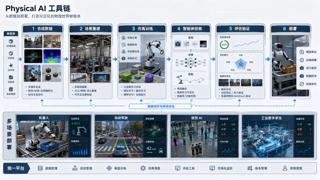 Physical AI 工具链流程