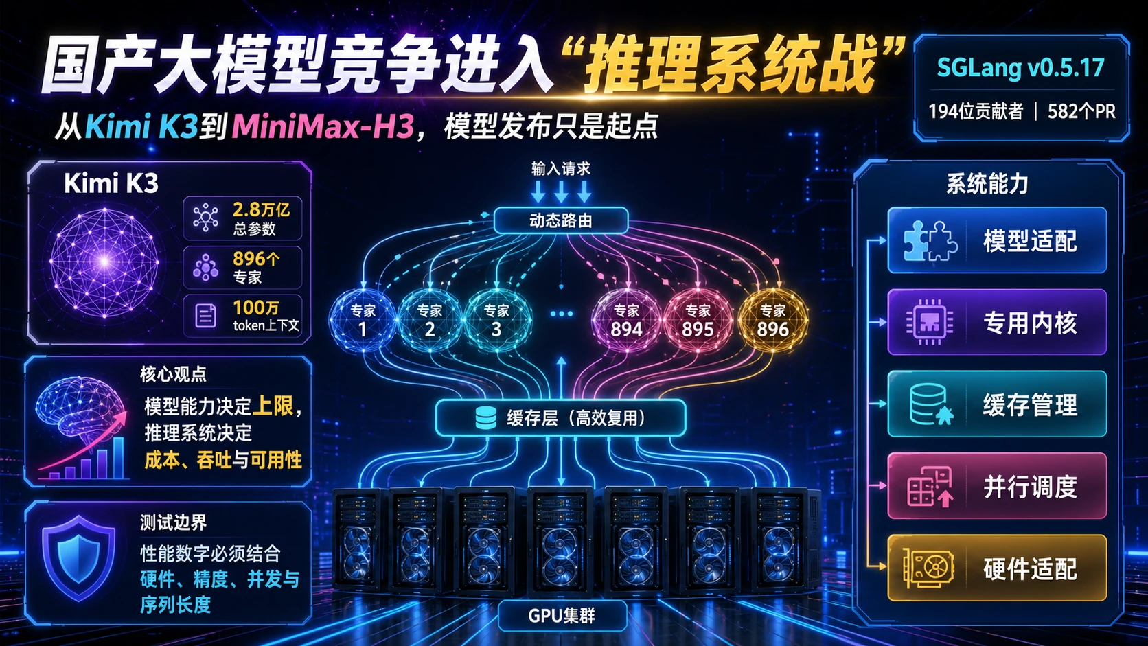 SGLang与Kimi K3推理系统协同