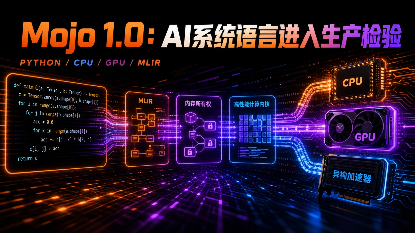 Mojo 1.0不只是“更快的Python”：AI系统语言开始接受生产检验