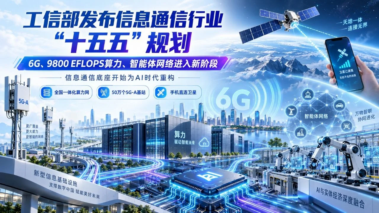 工信部信息通信行业十五五规划与6G、智能算力、5G-A和卫星通信