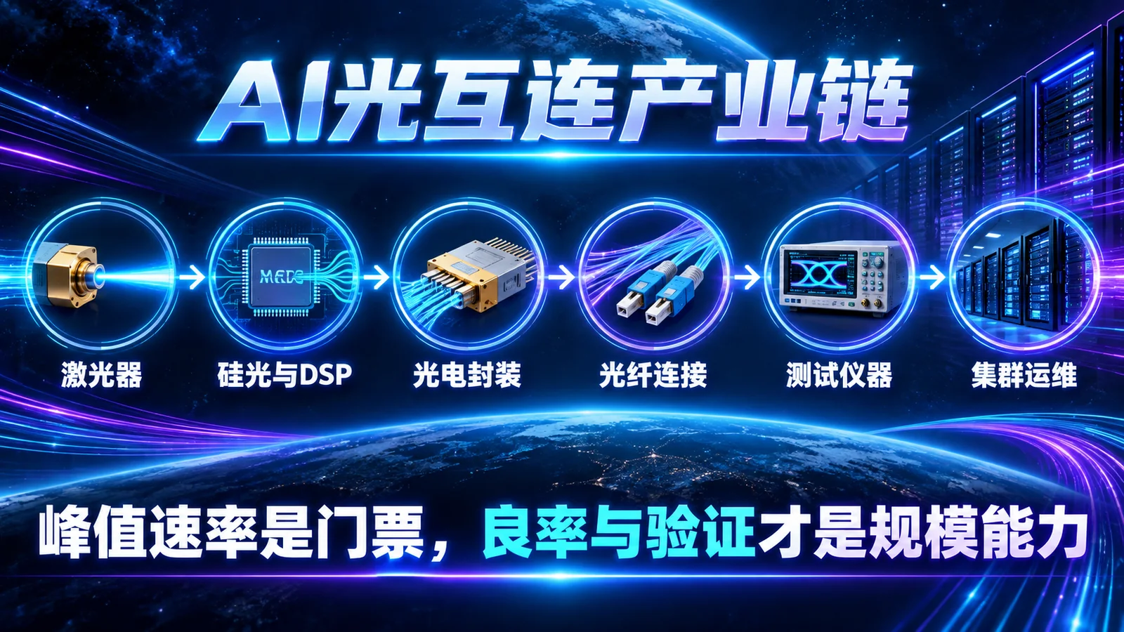 AI光互连产业链与验证正文信息海报