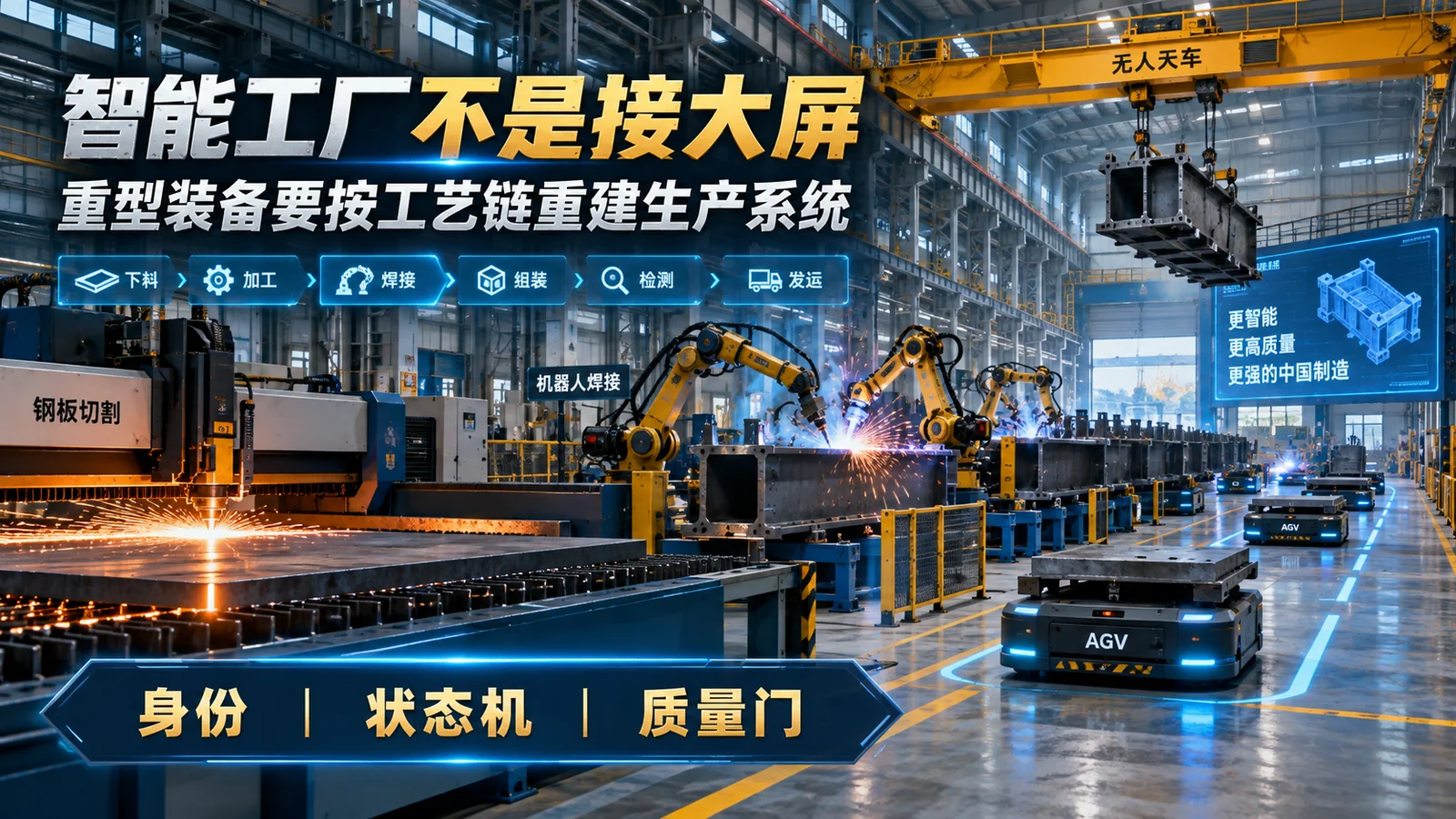 重型装备智能工厂工艺链横版封面
