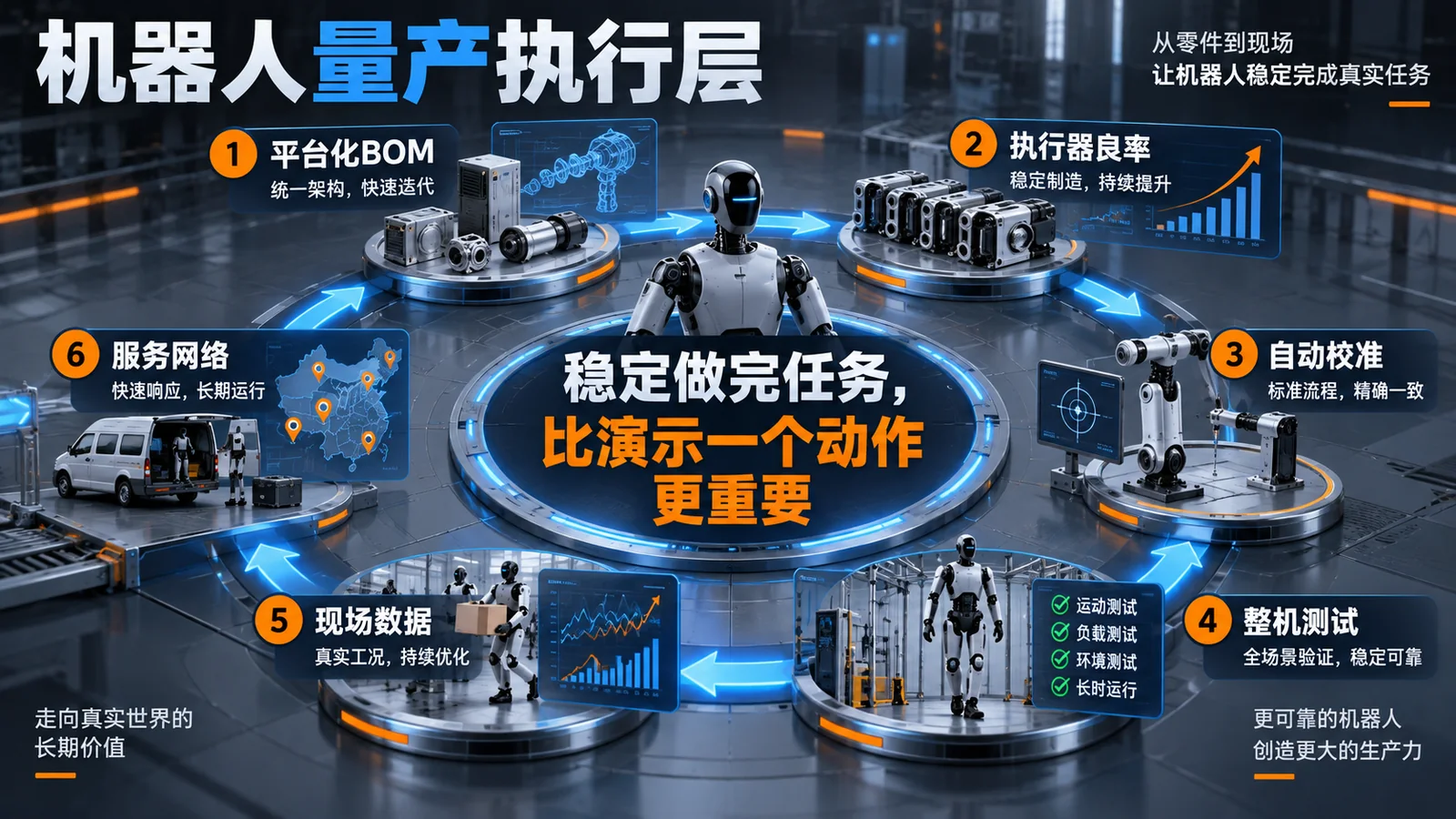机器人量产交付体系正文信息海报