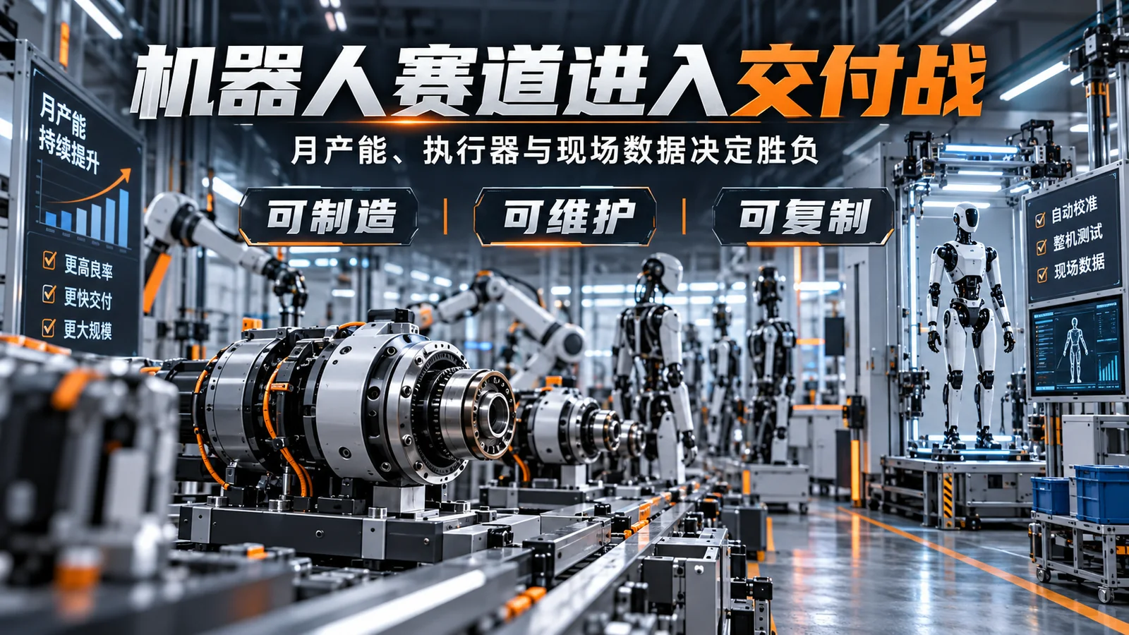 机器人量产与执行器横版封面