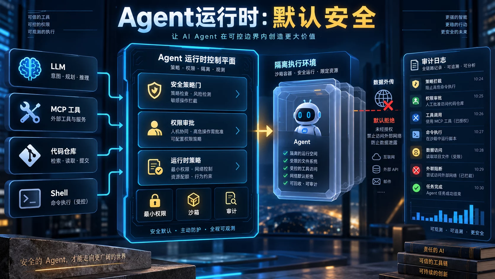 Agent运行时默认安全信息海报