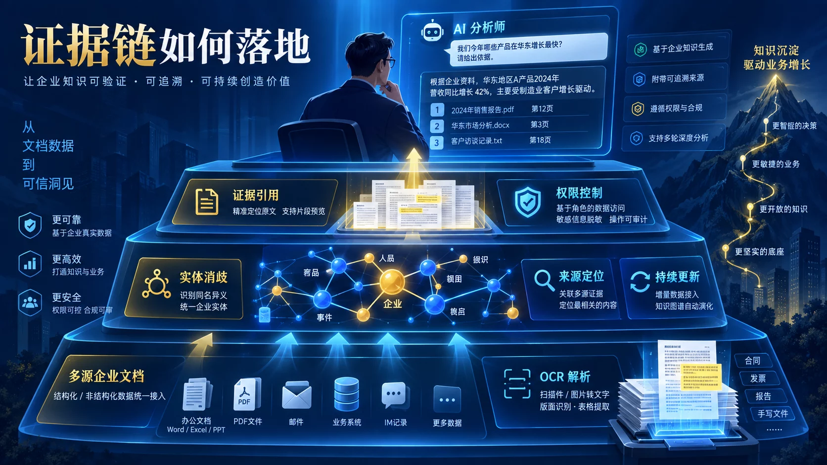 机构记忆与上下文图谱信息海报要点图文海报