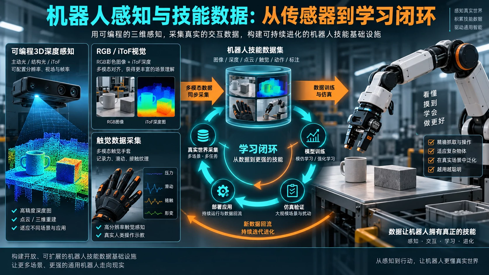 机器人进厂之前，先把感知与技能数据接起来封面
