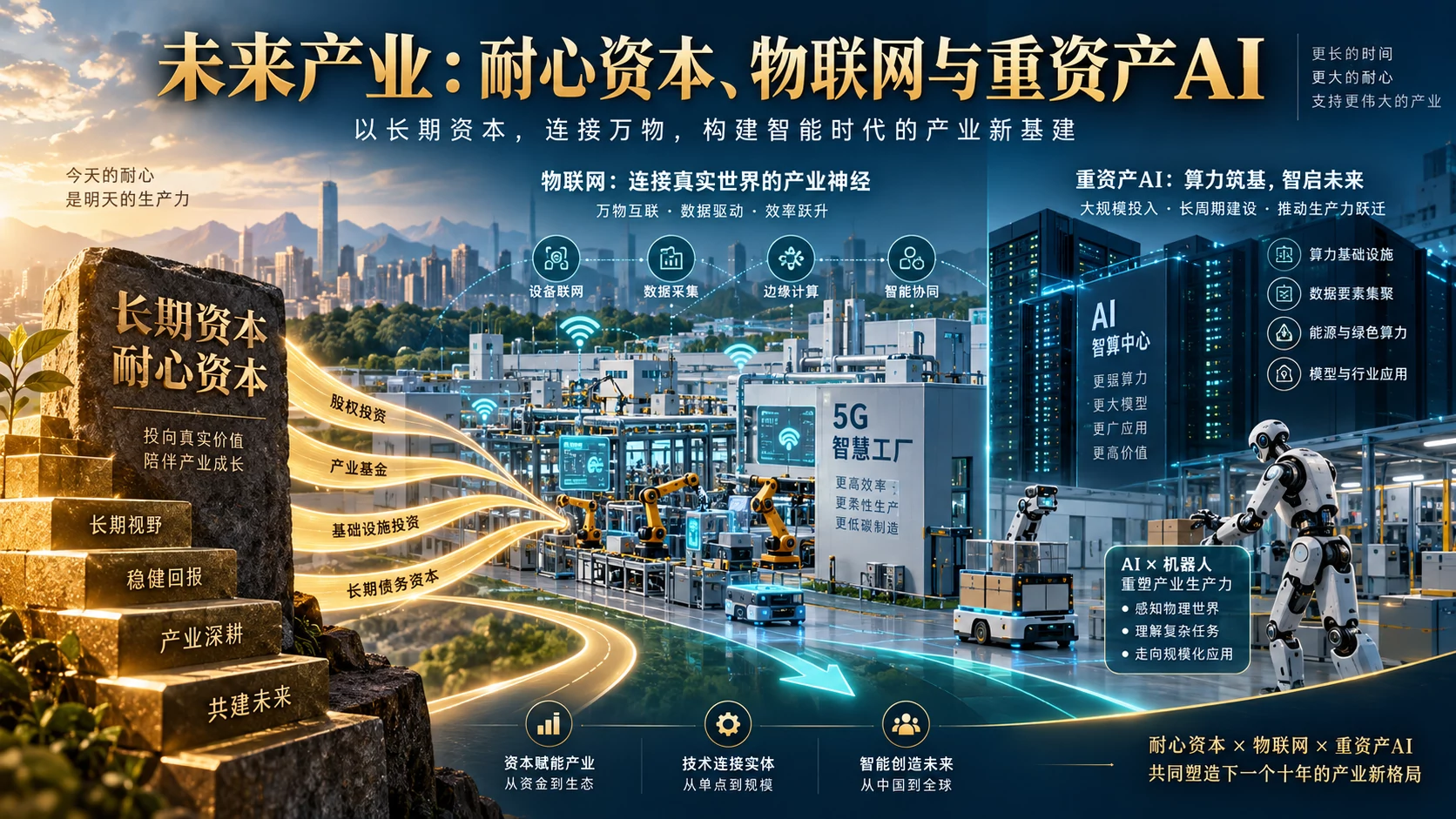 耐心资本遇上五亿连接：未来产业如何避免“钱和设备都到位，生意没跑通”封面