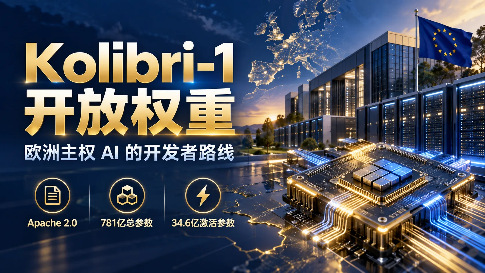 Kolibri-1完整权重开放：企业怎样把主权模型接进自己的系统独立信息海报（示意）
