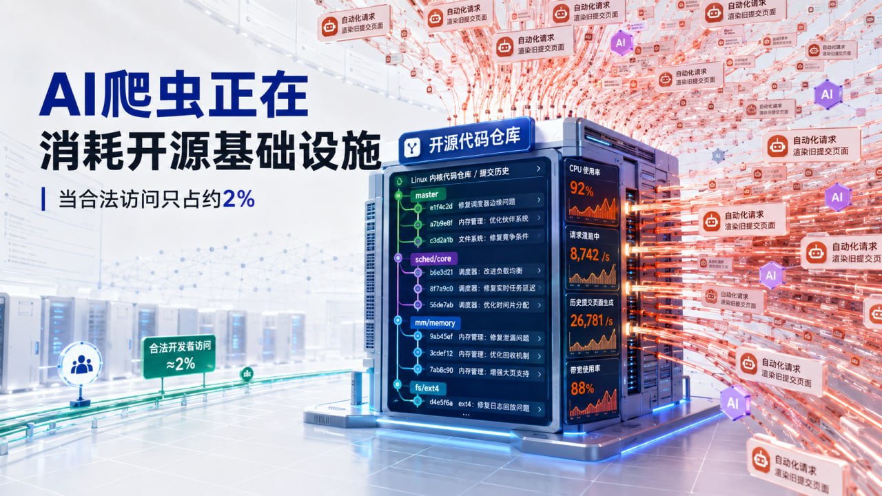 AI爬虫正在消耗开源基础设施
