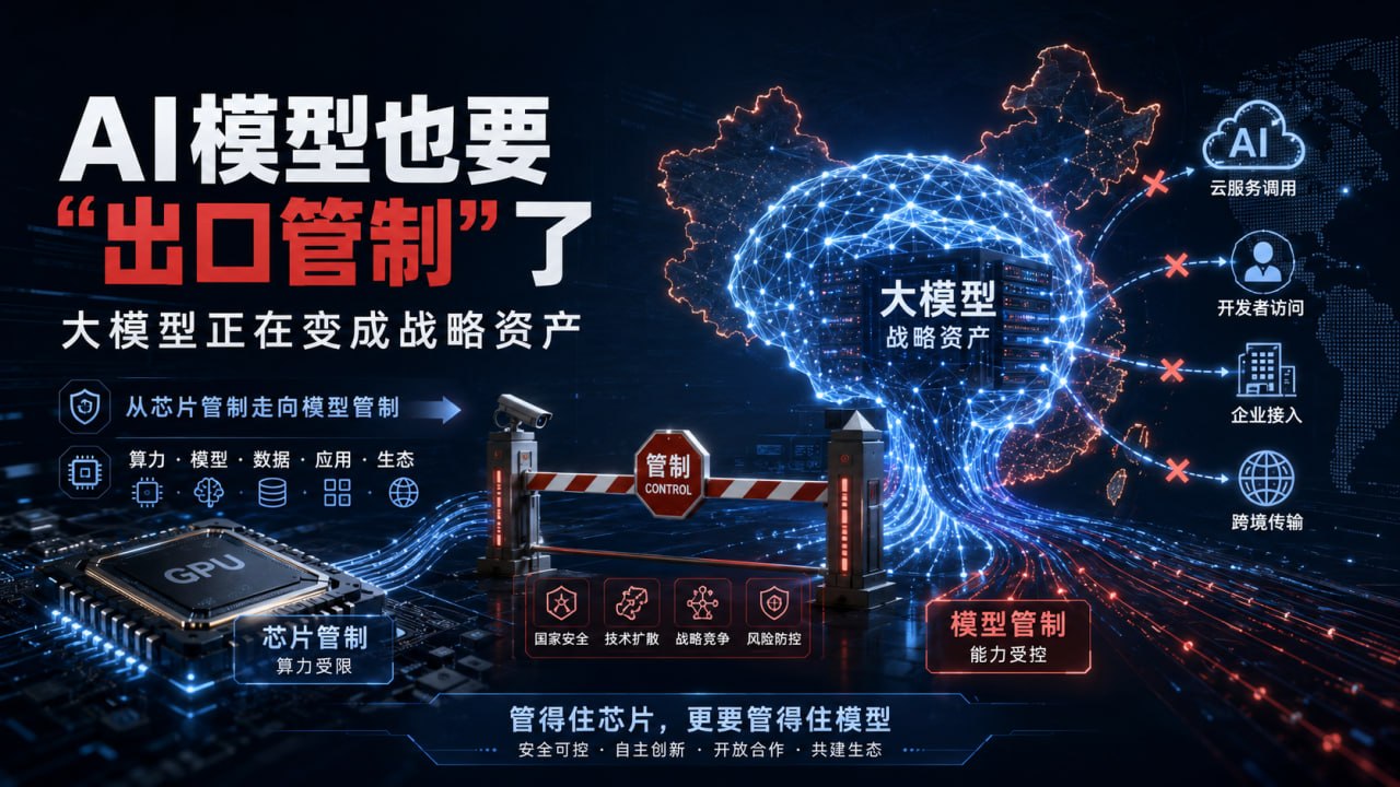 AI模型也要出口管制了