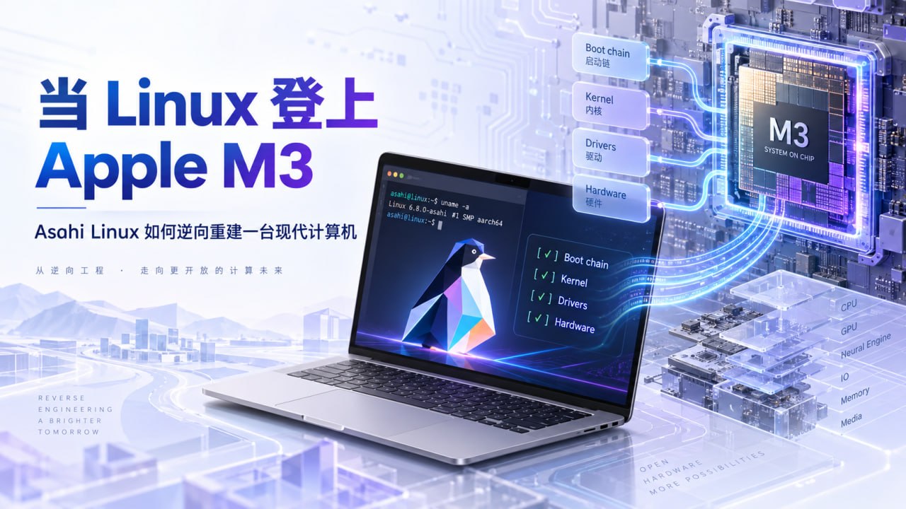 当 Linux 登上 Apple M3：Asahi Linux 如何逆向重建一台现代计算机