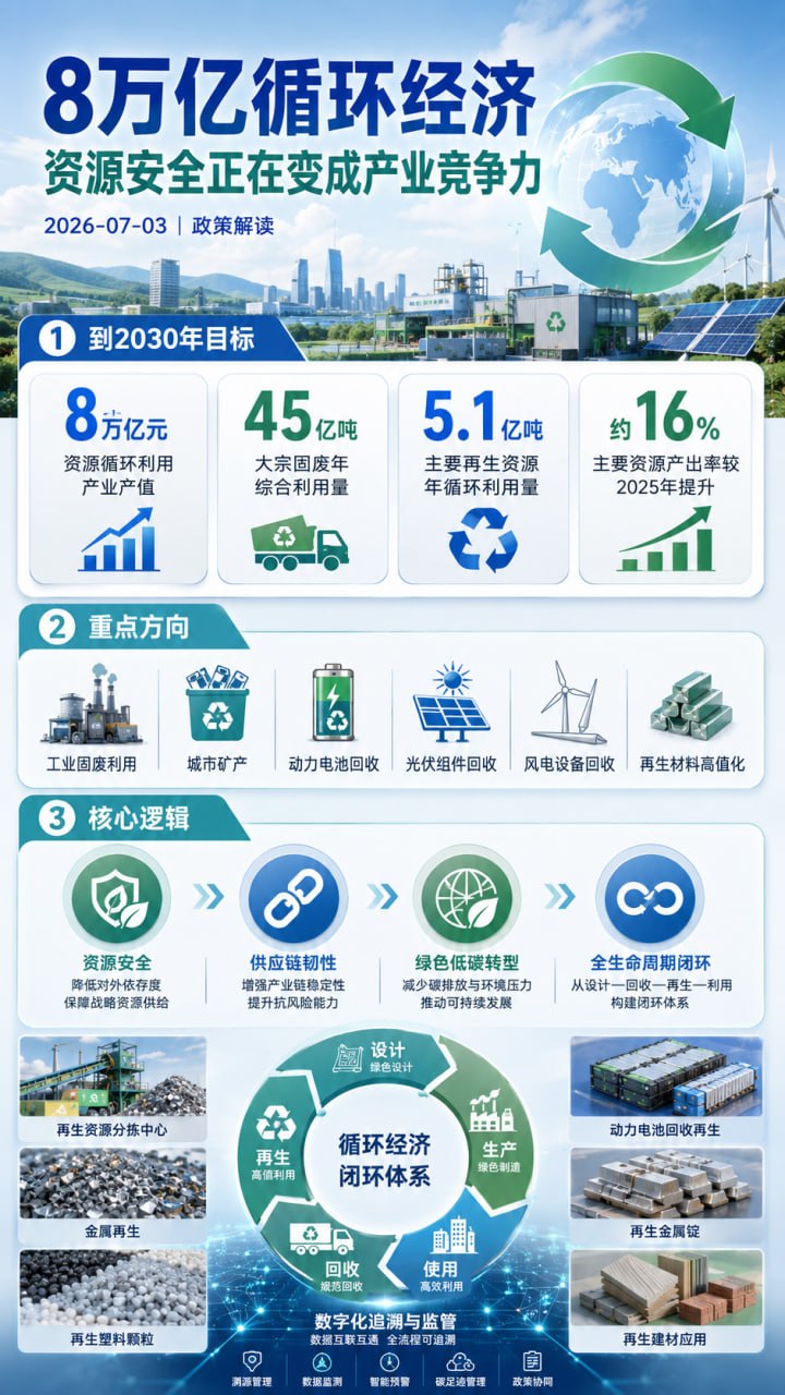 8万亿循环经济：资源安全正在变成产业竞争力