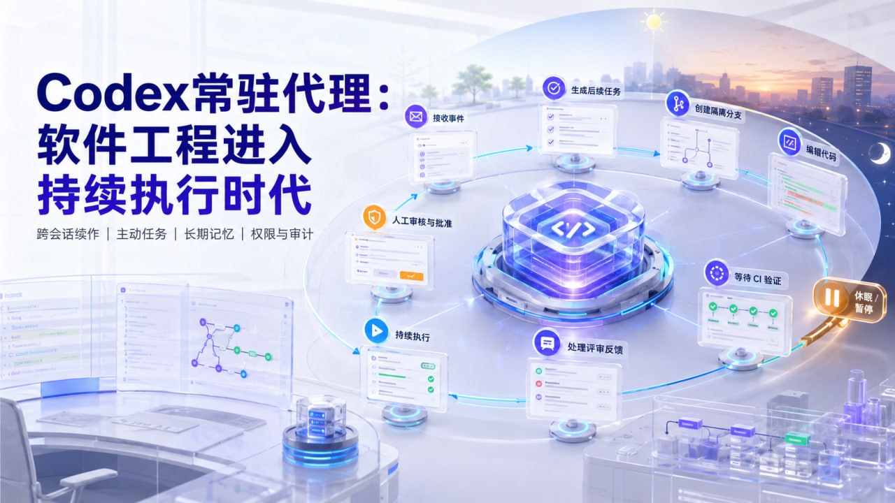 Codex常驻代理与持续执行时代