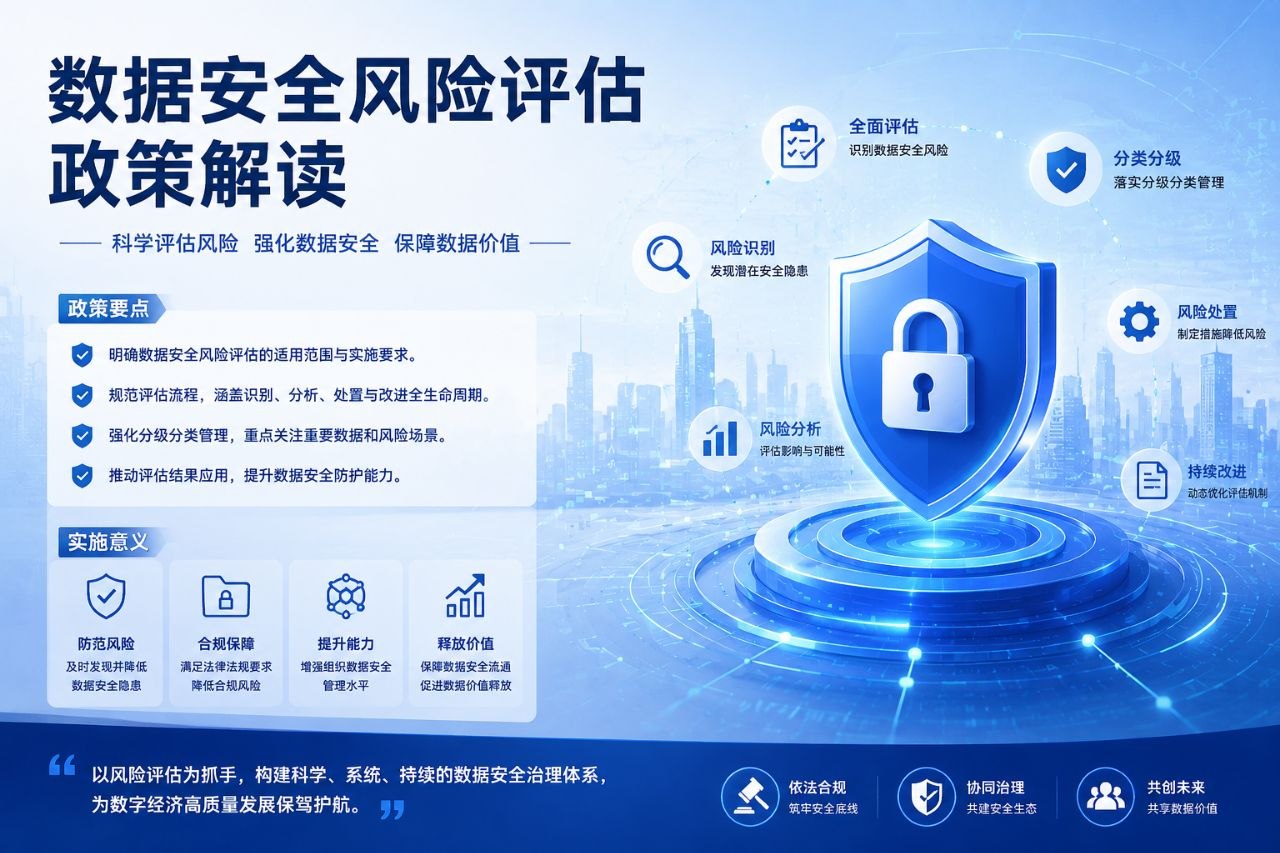 数据安全风险评估政策解读：科学评估风险，强化数据安全，保障数据价值