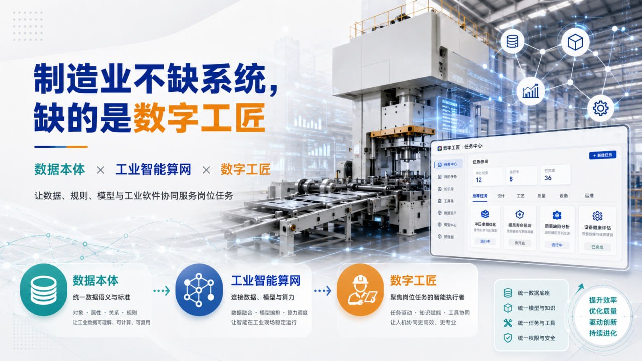 制造业不缺系统，缺的是数字工匠