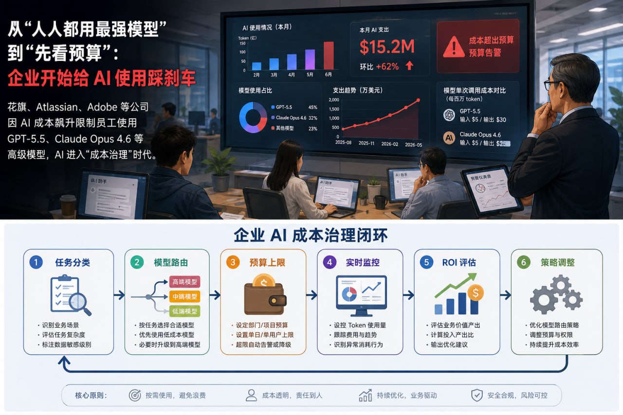AI 办公室里的成本警报