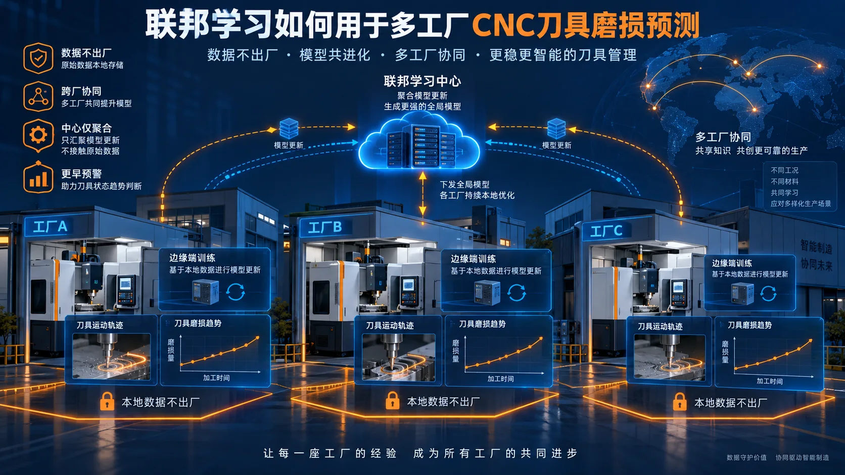 联邦学习如何用于多工厂CNC刀具磨损预测封面