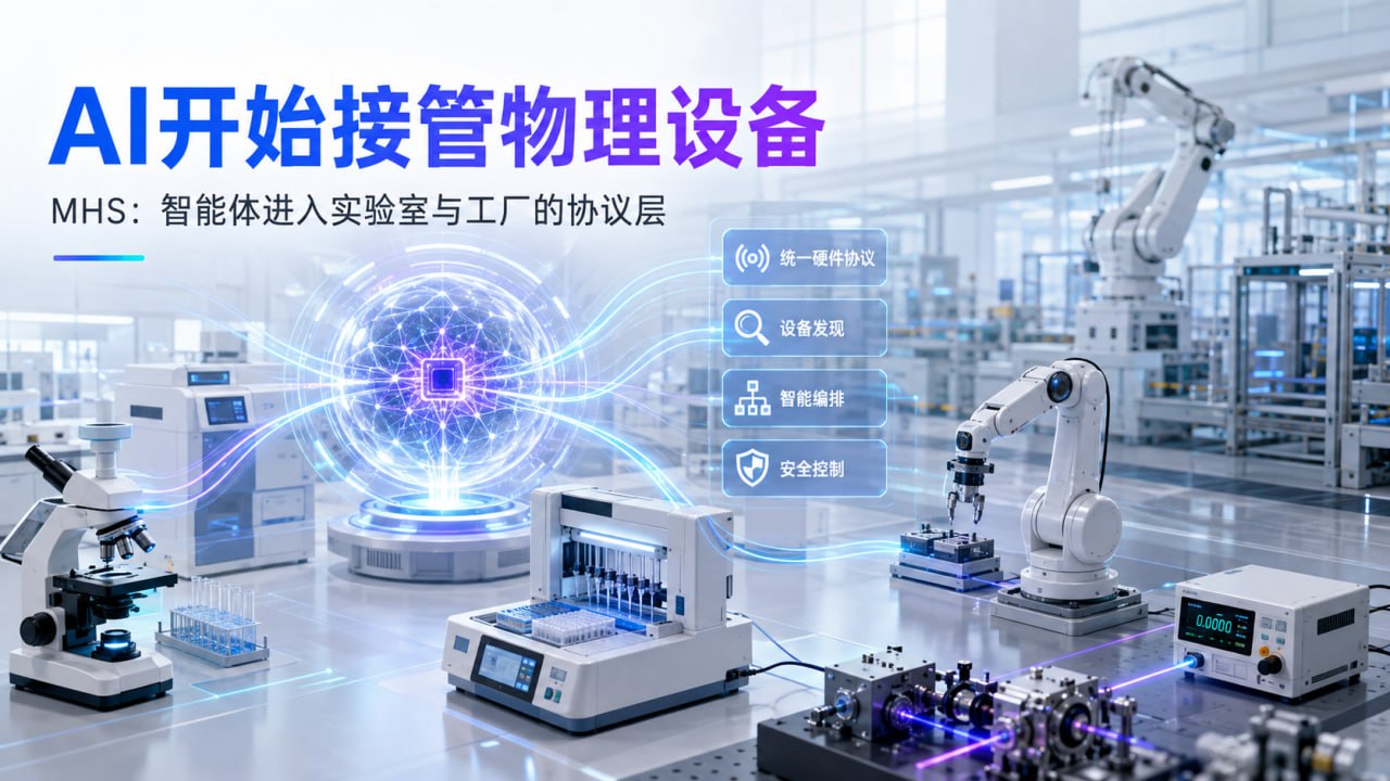 MHS智能体进入实验室与工厂的设备协议层