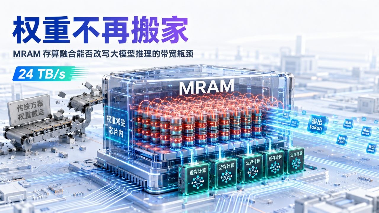 权重不再搬家：MRAM 存算融合能否改写大模型推理的带宽瓶颈