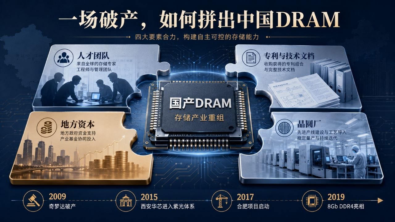 一场破产,如何拼出中国DRAM