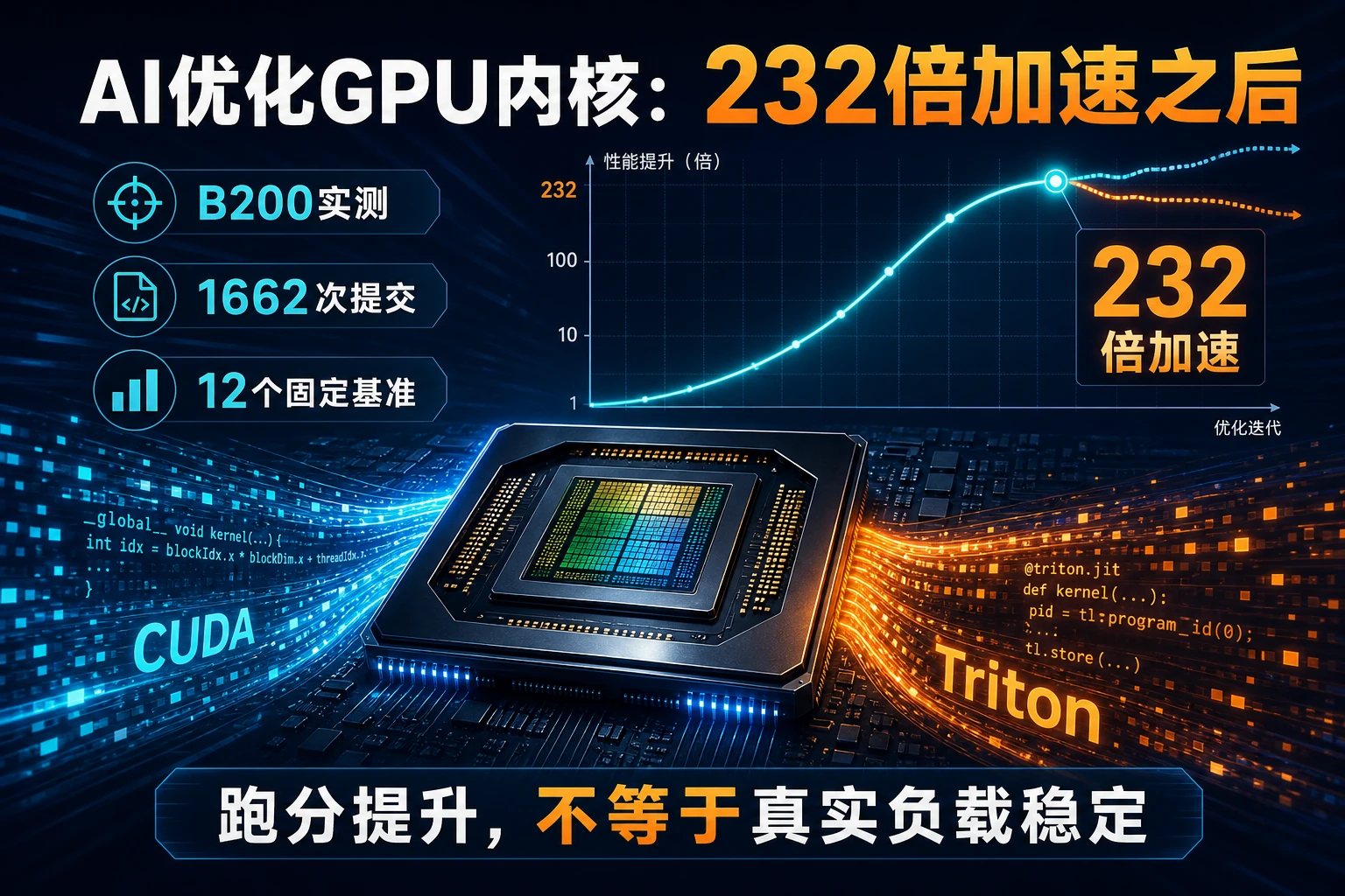 AI把GPU内核加速232倍之后：自动性能优化为何容易刷榜成功、上线失效