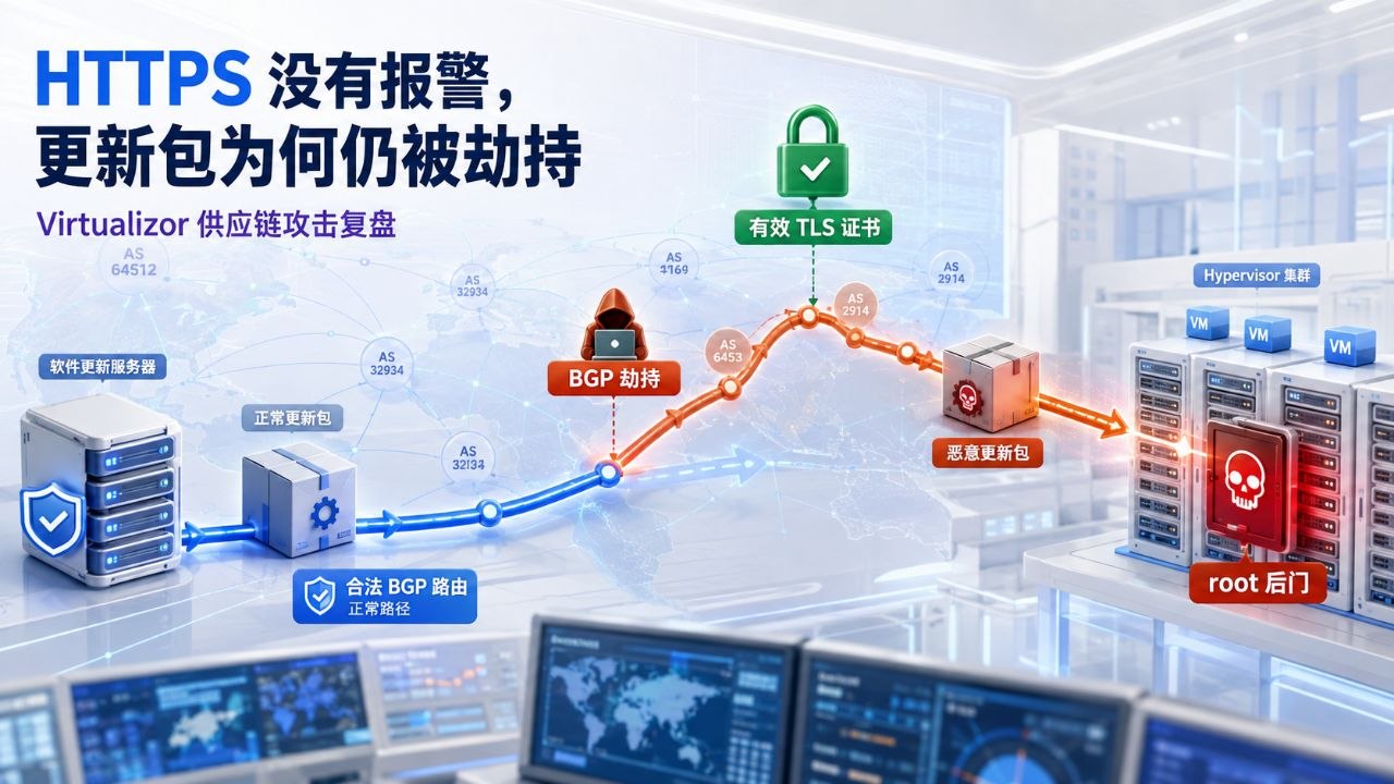 HTTPS 没有报警,更新包为何仍被劫持:Virtualizor 供应链攻击复盘