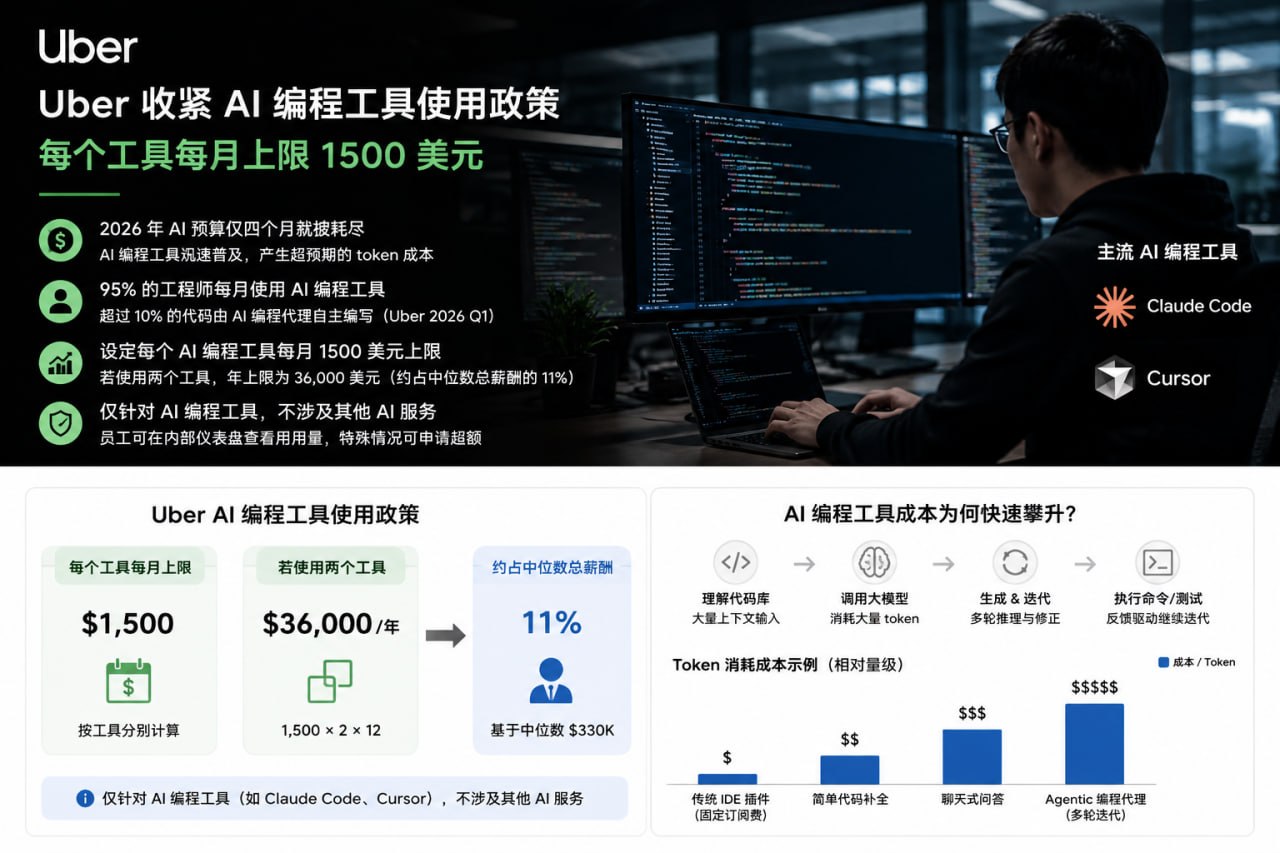 Uber AI 编程工具成本拆解