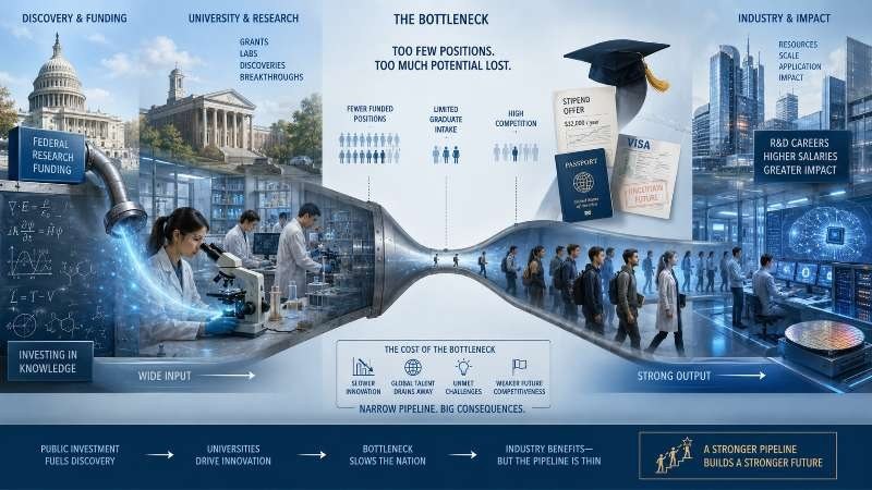 MIT 与美国科研人才管道示意图