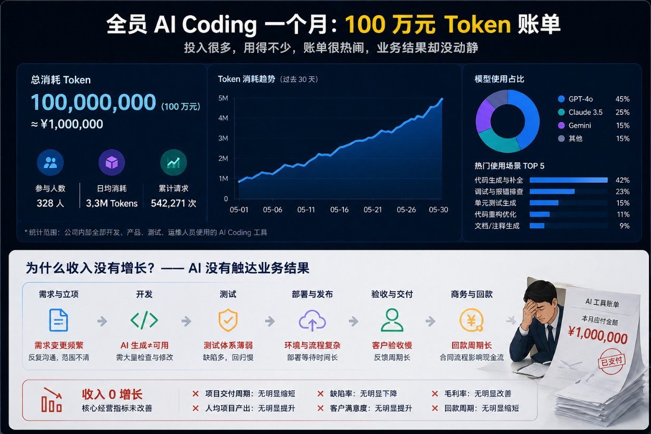全员AI Coding一个月:100万元Token账单