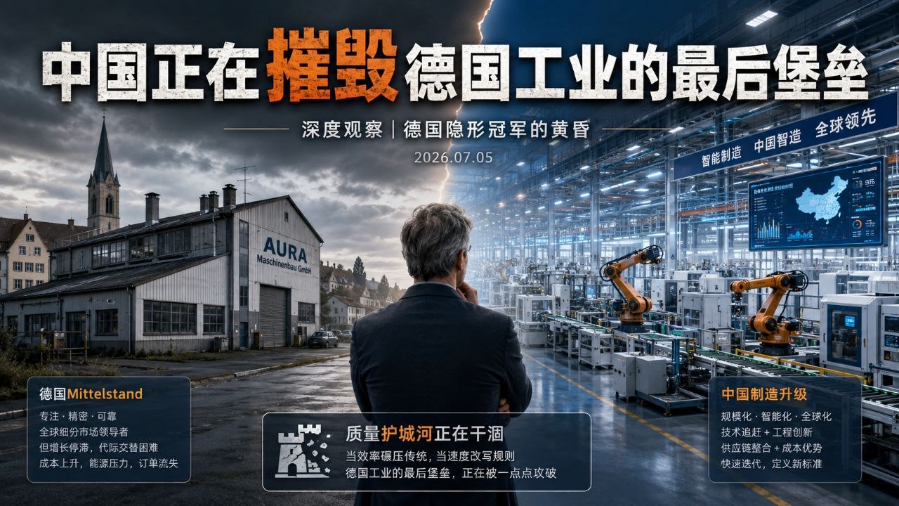 中国摧毁德国工业堡垒