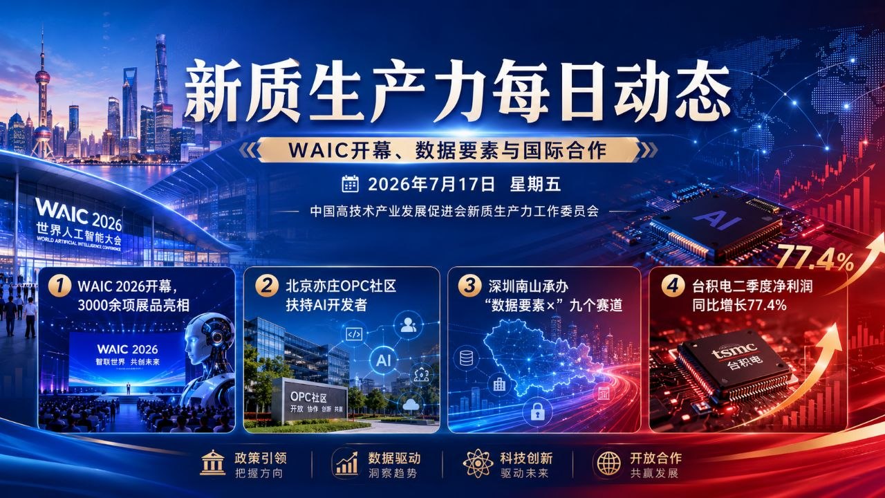 新质生产力每日动态 封面 2026年7月17日