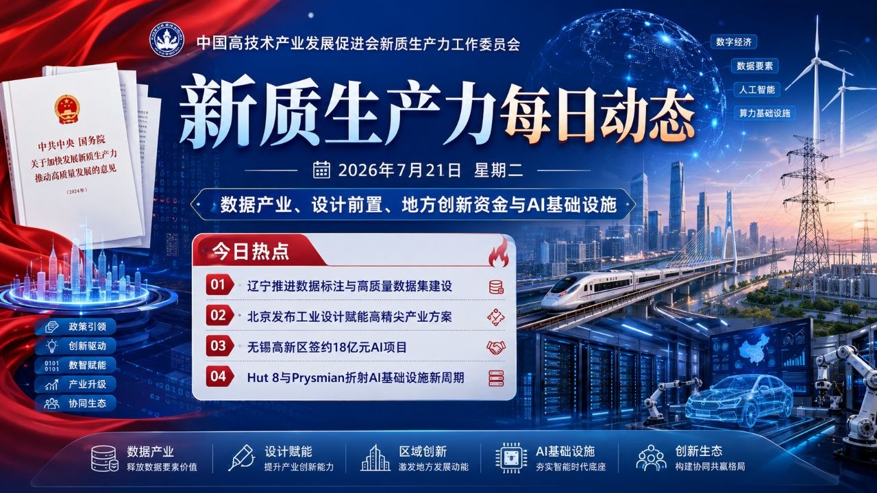 新质生产力每日动态封面图 2026年7月21日