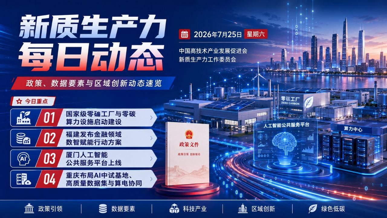 新质生产力每日动态封面图 2026-07-25