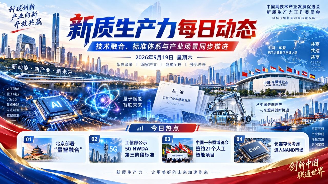 新质生产力每日动态横版封面 2026-09-19
