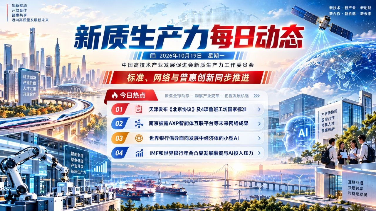 新质生产力每日动态横版封面 20261019