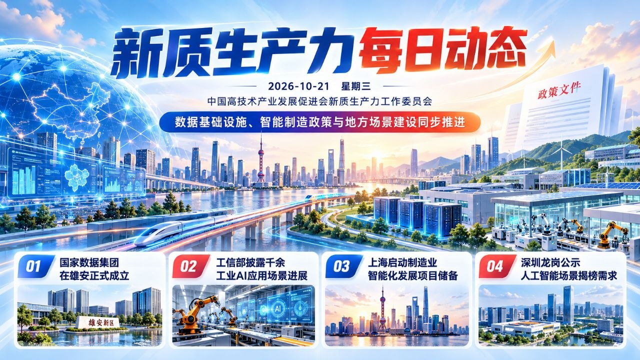 新质生产力每日动态横版封面 20261021
